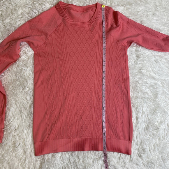 Lululemon Rest Less Pullover Women’s Flash Light Tone Pink Size 6 - Picture 8 of 8